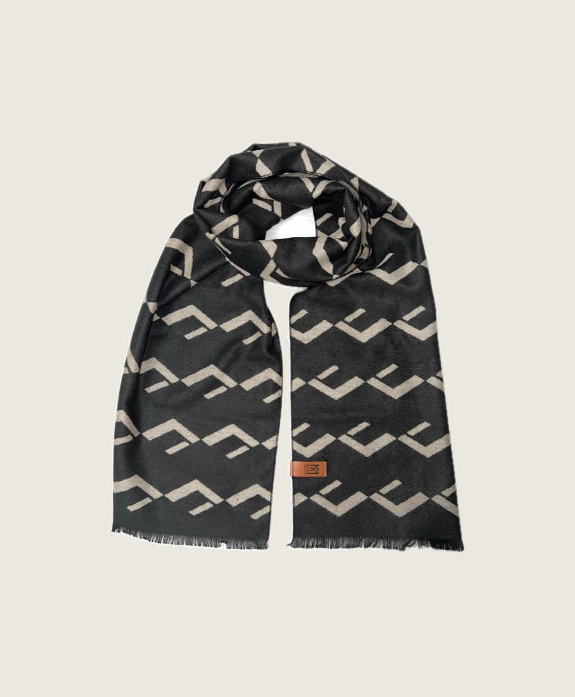 Cashmere Blend Printed Scarf